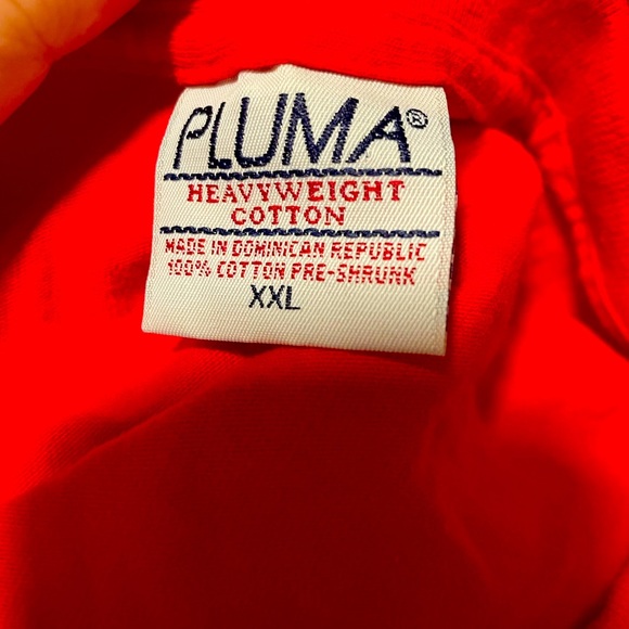 Pluma xxl men’s 100% cotton t shirt vintage 90’s rare find red - Picture 1 of 2